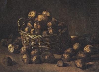 Vincent Van Gogh Still life with a Basket of Potatoes (nn04) china oil painting image
